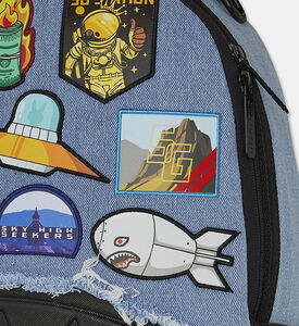 Sprayground Patchwork Zip Fastening Backpack, Packshot View