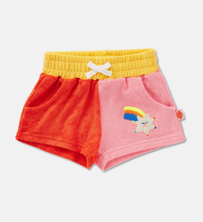 Halcyon Nights Star Applique Color-block T-shirt Shorts Set, Packshot View