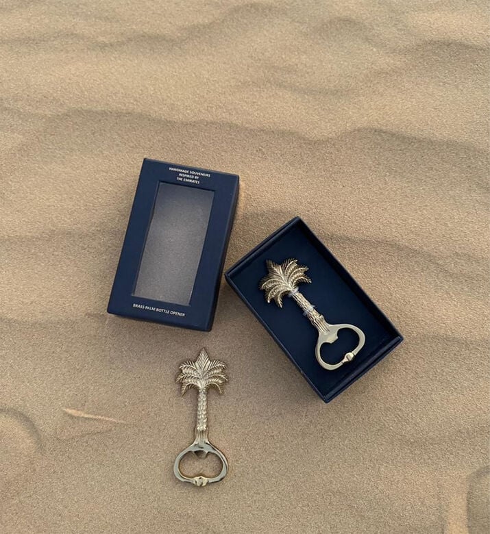 Tohfa Luxe Opener Bttle Brass Palm, Packshot View