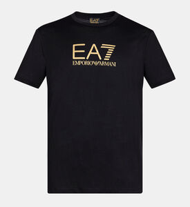 Cotton Gold Logo-print T-shirt