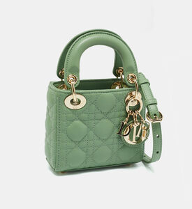 Dior Preowned Dior Green Micro Lady Dior Tote, Packshot View