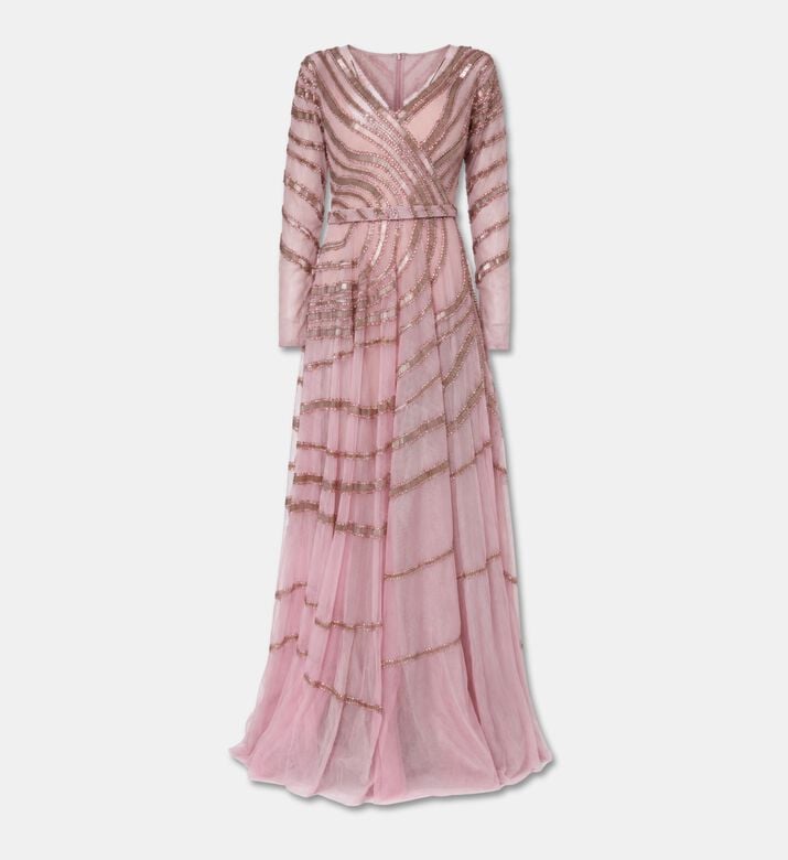 Christophe Guillarme Dress Long, Pink, 44, Packshot View