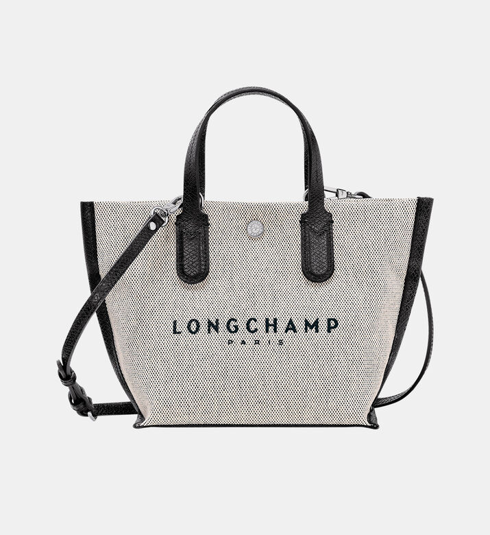 Small Embroidered Logo Basket Bag