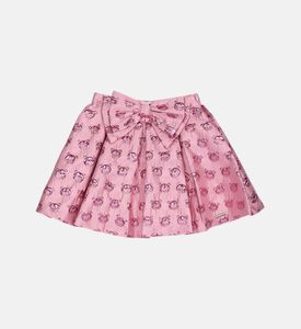 تنورة تيدي ذات لمسة نهائية معدنية للفتيات