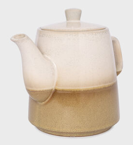 Earthenware Retro Teapot 1l
