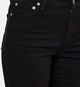 بنطال جينز مزين بريش