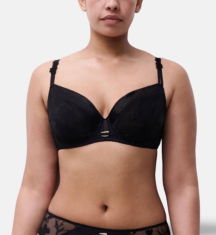 Chantelle Bra, Black, 90, C, Model View