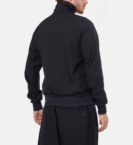 Y-3 Tonal Logo-detail Striped Jacket, Model View