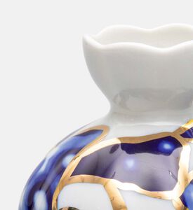 مزهرية بايكال غولد بورسلين