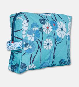 Karma on the Rocks Kiku Aqua Cotton Medium Pouch, Packshot View
