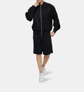 Logo-jacquard Bomber Jacket