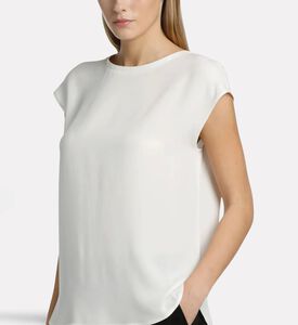 Luisa Spagnoli Battisero Cap-style Shoulders Top, Model View