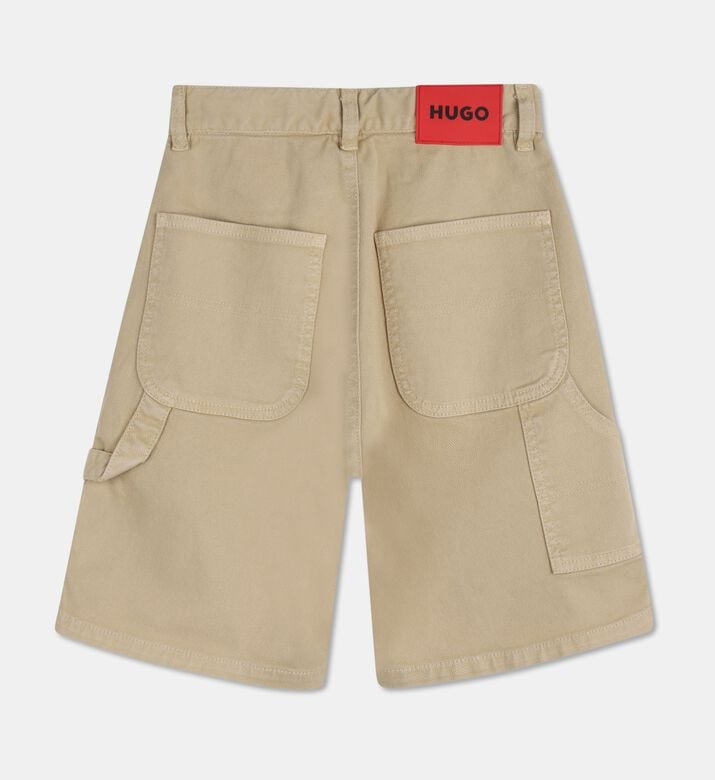 Hugo Button Closure Slip Pockets Shorts, Packshot View