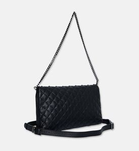 The Kooples Heritage Medium Leather Pouch, Black, Packshot View