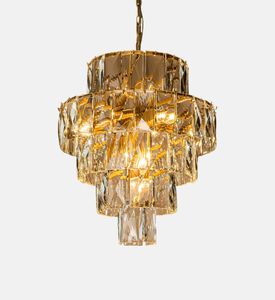 Basilio Chrome Hardware Crystals Chandelier