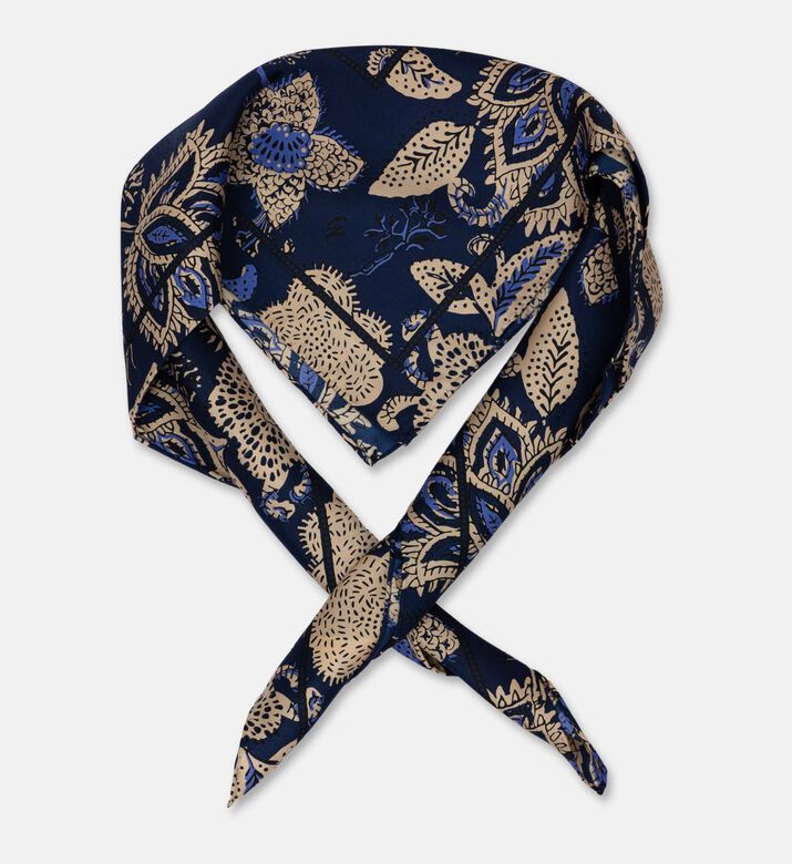 Galeries Lafayette Scarf Vania, Dark-blue, Packshot View