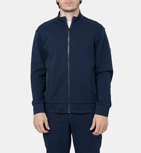 سترة رياضية برقبة عالية بسحاب