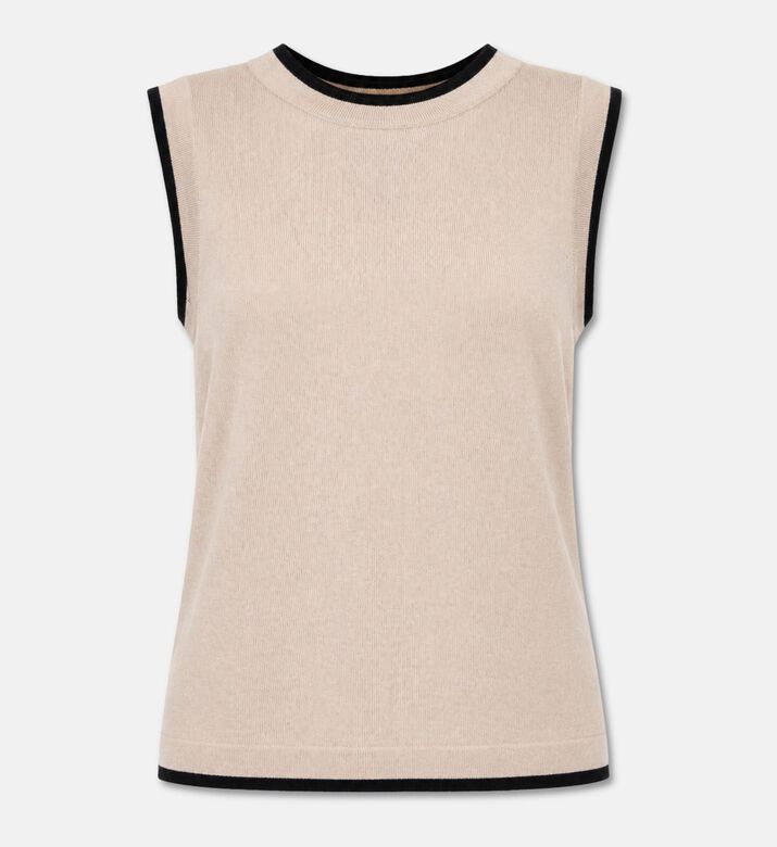 Luisa Spagnoli Macinapepe Crewneck Sleeveless Top, Packshot View