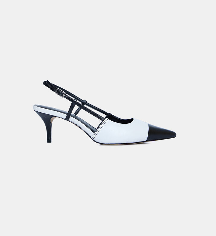 Two-tone Slingback Heels