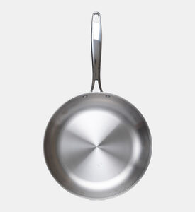 مقلاة أنيقة من فولاذ مقاوم للصدأ