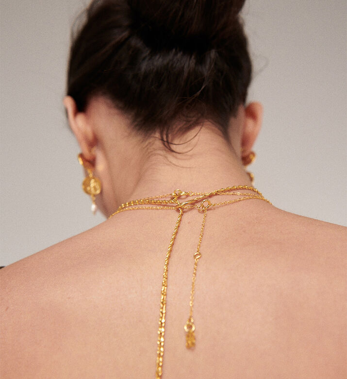 Ottoman Hands Necklace Thea Snake.t-bar, Packshot View