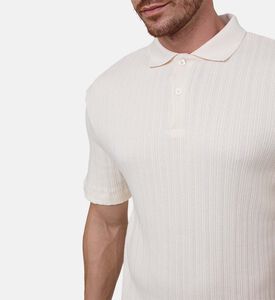 قميص بولو قصير الأكمام قطن عضوي