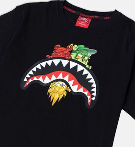 Sharks-in-paris Characters Sneaking T-shirt