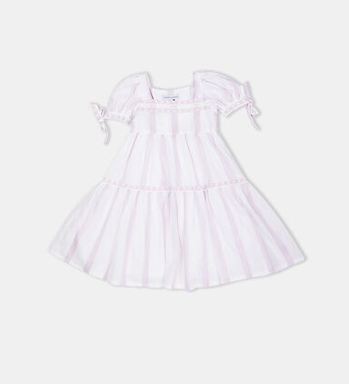 Sally Puff Sleeve Tiered Dress