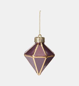 Home Deco and More Ornament Foil Print, Purple, Packshot View