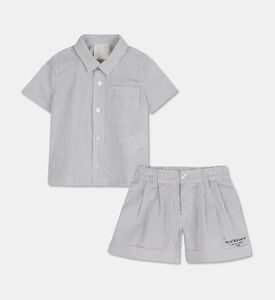 Givenchy Striped Poplin Logo Co-ord Set, Packshot View