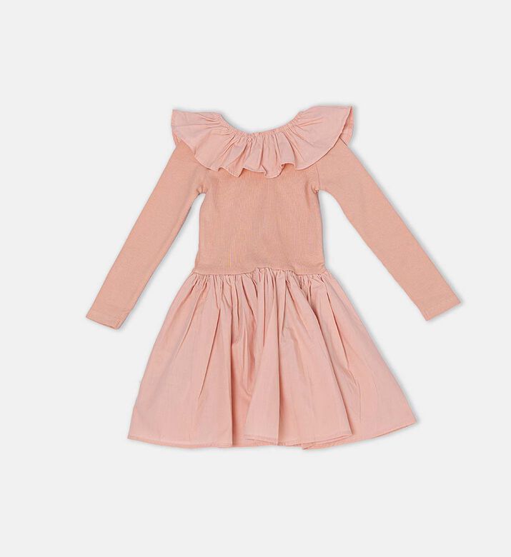Cille Ruffled Collar Dress