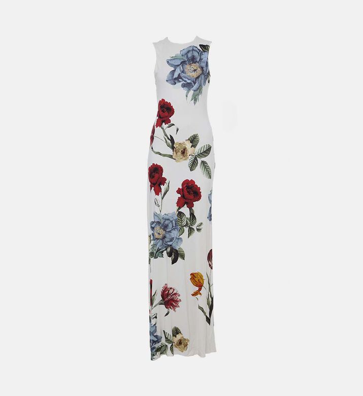Floral Sleeveless Maxi Dress