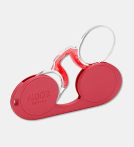 Nooz Minimalist Rimless Reading Glasses, Red, 1.5, Packshot View