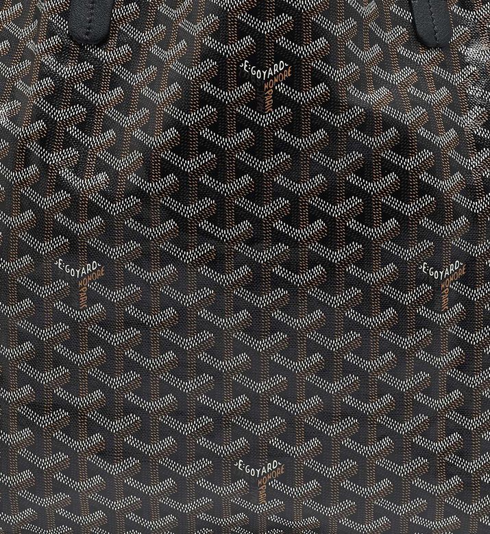 حقيبة يد سانت لويس من غويار بقماش غوياردين مطلي وجلد مملوكة مسبقًا