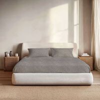 Sticks Cotton Satin Bed Set
