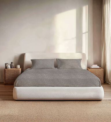 Sticks Cotton Satin Bed Set