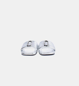 J Marc Metallic Leather Sandals J Marc Metallic Leather Sandals