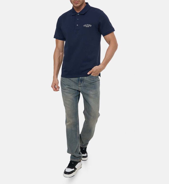 Zadig et Voltaire Button Placket Short-sleeve Polo Shirt, Model View