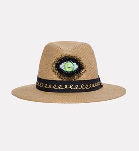 Sorena Evil Eye Beaded-embellishment Hat, Packshot View