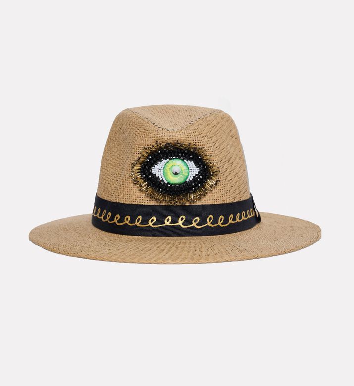Sorena Evil Eye Beaded-embellishment Hat, Packshot View