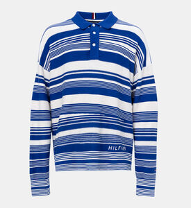 تيشيرت بولو مخطط بحرفية