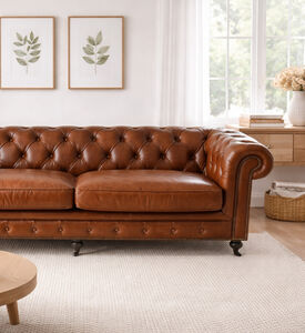 Home Deco and More Chesterfield Sheffield Sofa, Packshot View