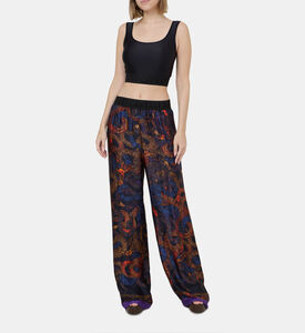 بلوزة قصيرة بحافة مطاطية بلوغو