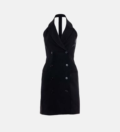 Halter Neck Blazer Dress