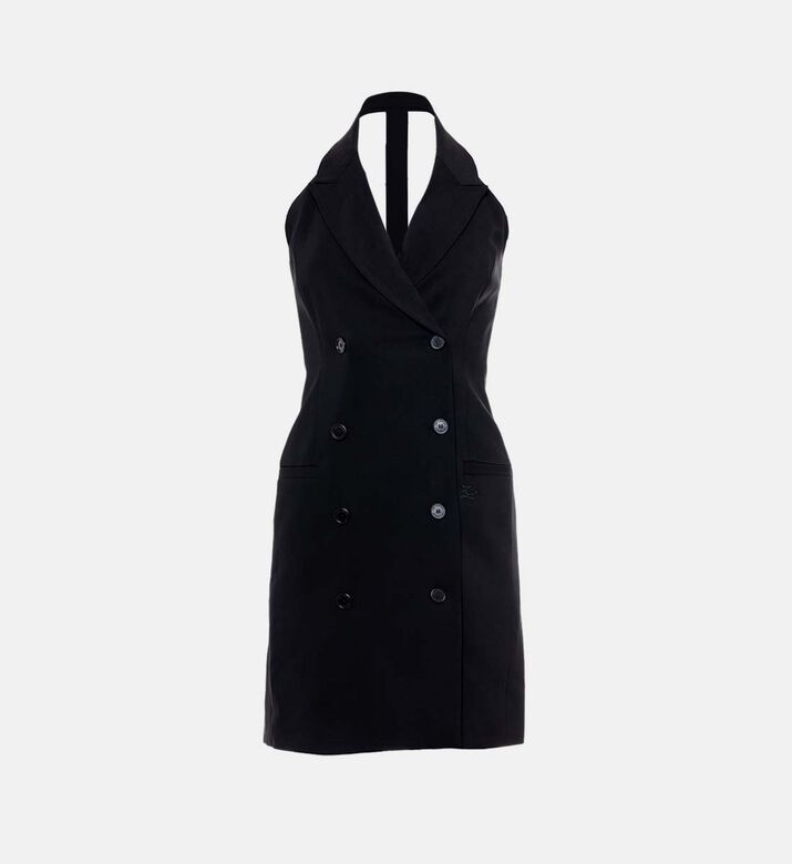 Halter Neck Blazer Dress