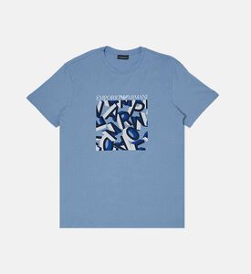 Cotton Graphic Logo-print Crewneck T-shirt