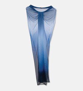 Baobab Nia Ombre Gradient Maxi Skirt, Blue, L, Packshot View