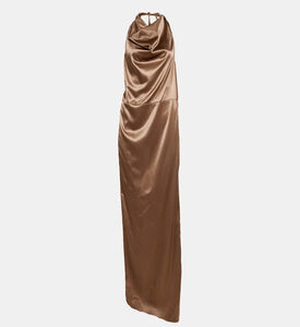 فستان طويل درابيه