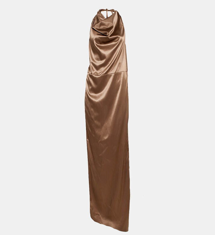 فستان طويل درابيه