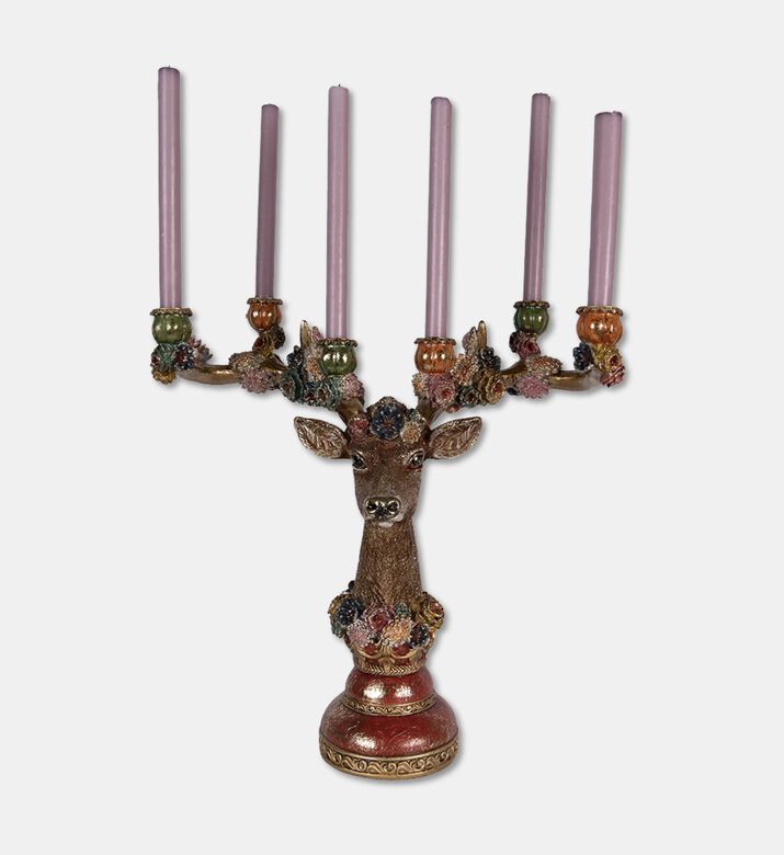 Clayre & Eef Candlestick Deer 51x21x50 Cm, Packshot View